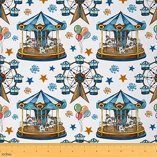 Cartoon fabric for children by meter amusement park equipment Decorative fabric The padding.. DIAYTAR NIGERIA revolutionizes online retail with our extensive selection and dependable shipping service.