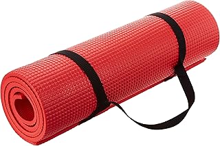 8 mm thick thick yoga mat with transport strap, made in India, red color.. Transform your shopping experience with DIAYTAR NIGERIA's vast product selection delivered at unbeatable prices.