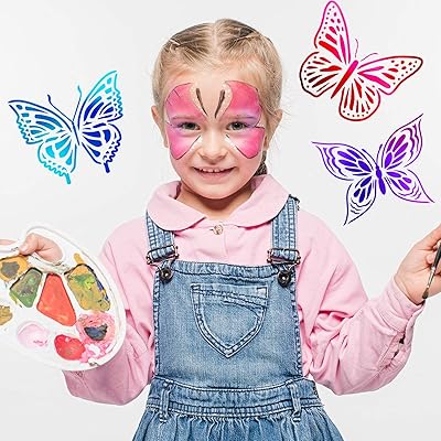 Sinks of reusable butterfly artistic paint, 16 pieces butterfly stencils to paint on wall, DIY canvas, interior decoration, wooden panels (15x15 cm).. Shop efficiently from anywhere with DIAYTAR NIGERIA's comprehensive platform and quick delivery options.