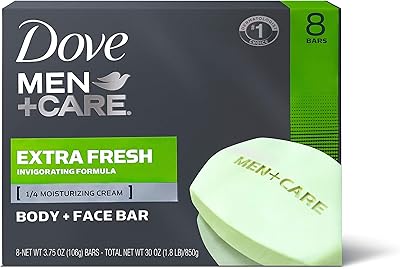 Men + care body and face soap, extra fresh, 118 g, 8 pieces.. Nigeria’s trusted store online — DIAYTAR Nigeria never disappoints.