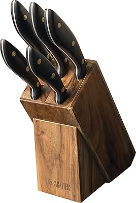 Set of blocks of Sabatier 5 pieces in carbon steel.. DIAYTAR NIGERIA: Your trusted partner for affordable online shopping with reliable delivery timeframes.