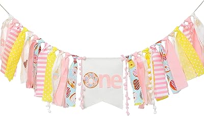 Fête decorations in the shape of a donut for the 1st anniversary Birthday banner The decoration.. Discover shopping made effortless with DIAYTAR NIGERIA's comprehensive platform and quick shipping.