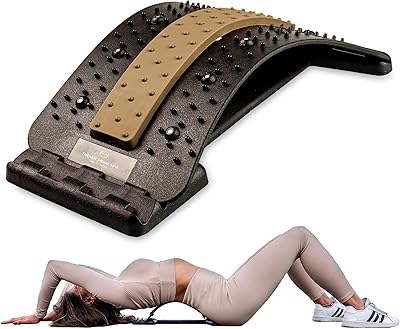 Lumbar extension device - provides lower back support and back relief thanks to the Home Trendy SPA - 3 levels of relief of back pain with a comfortable silicone strip and a practical transport bag.. DIAYTAR Nigeria: Discover more, spend less, and enjoy delivery within 5–8 days.