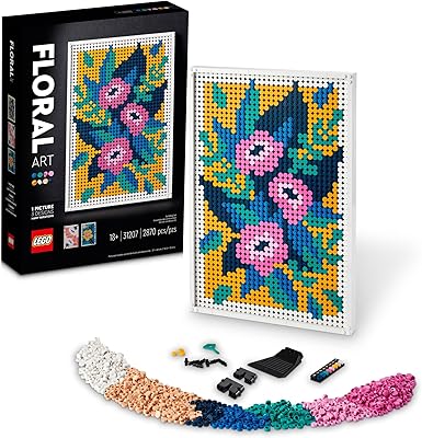 LEGO Floral Art Botanical Construction Kit 31207; Mural decoration kit for adults yourself (2870 pieces).. Easy checkout, quick delivery — shop now on DIAYTAR Nigeria.
