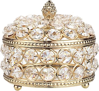 Happie Mirror Mirror Mirror Jewelry - Treasure chest Bijoux Organizer Interior Decoration Rings Brokes Collars Souvenir Boxes, Birthday Gift and Christmas for Women Girls, Size L.. Your complete shopping solution, DIAYTAR NIGERIA offers extensive choice with competitive prices and delivery.