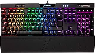 Mechanical game keyboard Corsair K70 RGB MK.2 (Cherry MX Blu: Precise and Audible.. Shop with confidence on DIAYTAR Nigeria — quality products and timely delivery.