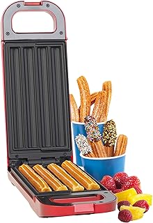 American Originals EK4502AAR CHURRO MAKER - Bastarding machine easy to clean to prepare 4 pieces of churros in about 10 minutes, fresh and healthy Spanish donuts without frying with 750 watts, red recipe.. DIAYTAR NIGERIA brings affordable shopping to every Nigerian home with delivery in just 5-8 days.