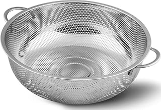 The Multi-Usage Hoasoire in stainless steel with handle for rice fruit.. Experience the joy of convenient shopping with DIAYTAR NIGERIA's vast selection and quick delivery service.