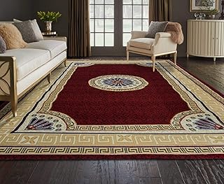 Al-Salem carpet, a traditional classic carpet from the Super Sabah collection, size 120 cm x 170, red color.. DIAYTAR NIGERIA brings the marketplace to your screen with affordable products delivered in 5-8 days.