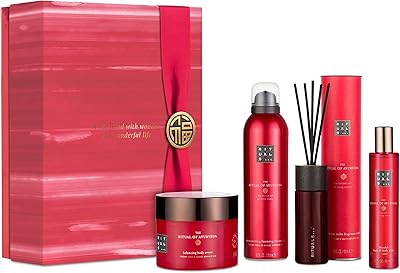 Ritual gift box for women of the Ayurveda ritual, excellent with Indian rose and sweet almond oil with soothing and nourishing properties.. DIAYTAR NIGERIA brings the marketplace to your home with budget-friendly prices and nationwide delivery.