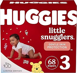 Baby layers, size 3 (7-12.7 kg), 68 pieces, Huggies Little Snugglers.. DIAYTAR NIGERIA: Where every purchase is affordable and delivery is always within a week.