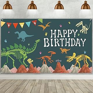 Large Dinosaur Birthday Background, Boy Dinosaur Dinosaur Photography Fund for Prenatal Day, Birthday Party Decoration supplies, 72.8 x 43.3 inches.. Shop smarter with DIAYTAR NIGERIA's comprehensive catalog and budget-friendly 5-8 day delivery.