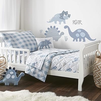 Livetex Dino Bedy Bed Bedroom Shades of Blue and Gray.. DIAYTAR NIGERIA connects your desires with reality through our affordable e-commerce platform and quick delivery.