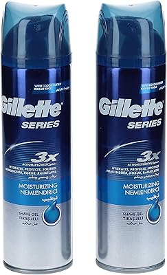 Gillette series moisturizing gel, pack of 2 (2 x 200 ml).. Save time and money with DIAYTAR Nigeria’s online store.