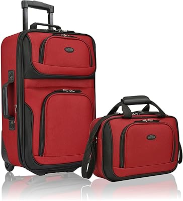 Set of luggage in durable and extensible fabric US Traveler.. DIAYTAR NIGERIA makes quality accessible with our extensive catalog and competitive delivery rates.