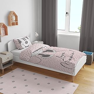 Disney Minnie Mouse bed set with children's pillowcases, discoloration resistant, Official Disney Super, Multicolor, Trha10765.. Experience the future of online shopping with DIAYTAR NIGERIA's extensive product range and competitive pricing.