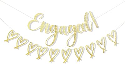 Happy engagement banner for bridal party engagement Fall decoration.. Great finds. Great prices. Fast shipping. That’s DIAYTAR Nigeria.