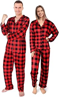 Christmas matching pajama sets with Buffalo Buffalo family pajamas with long sleeves buttoned checkered button comfortable outdoor Christmas holidays.. DIAYTAR NIGERIA makes online shopping accessible with our budget-friendly prices and reliable shipping.