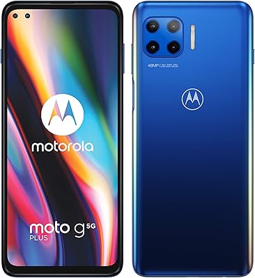 Moto G Plus 5G Double Sim smart phone, 128 GB of Rom, 4 GB of RAM, Android unlocked in the factory (surf Blue) - International version.. DIAYTAR NIGERIA: Where shopping meets satisfaction with affordable prices and reliable 5-8 day shipping.