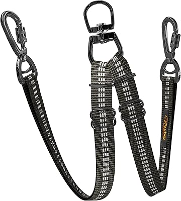 Double leash for dog adjustable length for reflective dressing.. Shop with confidence at DIAYTAR NIGERIA, offering extensive product variety with nationwide delivery.