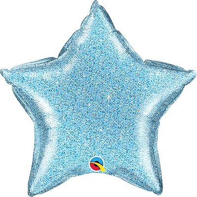 20 -inch glitter blue aluminum balloon.. DIAYTAR NIGERIA connects you with endless possibilities through our affordable e-commerce platform.