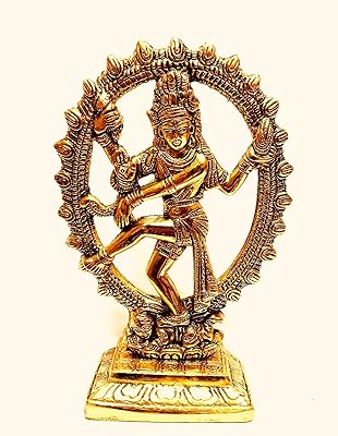 Brass and metal Nataraja statue | Statue Nataraja Dancing of Lord Shiva / Statue Nataraja | Decorative sculpture | Religious statue | Diwali gift.. From office supplies to fashion — DIAYTAR Nigeria brings it fast.