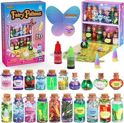 Mostoff Fairy Potions Kits for children, Kit of magic dust potions - Fancy craft toys for gifts.. Experience shopping freedom with DIAYTAR NIGERIA's vast selection and 5-8 day nationwide delivery service.