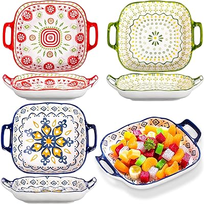 Set of bohemian salad plates Set of 3 plates in ceramic dinner.. Affordable convenience is here — shop DIAYTAR Nigeria today.
