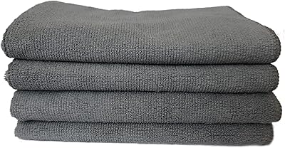 Cleaning and polishing rag in Supi microfiber 340 grams per square meter (40 cm x 60 cm, lot of 4, gray).. Nigeria's most loved e-commerce platform delivers affordable shopping solutions to your doorstep.