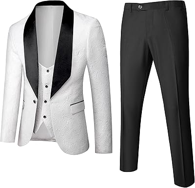 3 -room jacquard costumes fitted cut for men with notchy shabby tuxedo for wedding festival, end -of -year ball.. Shop smart, shop DIAYTAR — Nigeria’s trusted e-commerce site.