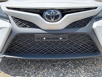 Building front bumper license plate support for Toyota Camry 2018 - 2023 + 6 screws and key Kit.. Shop with confidence at DIAYTAR NIGERIA, enjoying competitive prices and delivery within 8 days.