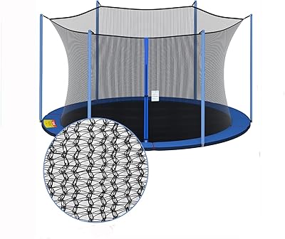 Replacement safety net for 3.7 m Toroton trampoline, is suitable for 6 posts, round trampoline, breathable, resistant to tears and bad weather with adjustable straps (net only).. DIAYTAR NIGERIA: Your affordable gateway to thousands of products delivered within a week.