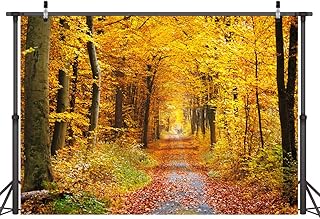 Lywygg 7x5ft Fall Fonds Mountain Way Fallen Landscape with Caduque Lessuces Fall Hopper Tree and Yellow Fall Leaves View Party Decorations Studio CP-68.. Experience the power of choice with DIAYTAR NIGERIA's vast catalog and affordable 5-8 day delivery.