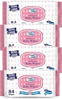 Cool & Cool Baby XL wipes, 84 wipes - Package of 4.. DIAYTAR NIGERIA: Your affordable shopping destination with thousands of products delivered in days.