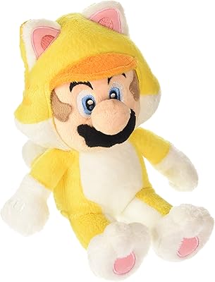 Official plush Super Mario Bros. Mario 22 cm toy for cat Sunny Mario 3D.. Everything you need is on DIAYTAR Nigeria — just a click away.