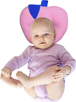 GURU KRIPA BABY Products Baby pillow with mustard seeds/radius (0-9 months) pink pack of 1.. Your complete shopping solution, DIAYTAR NIGERIA offers extensive variety with budget-friendly delivery.