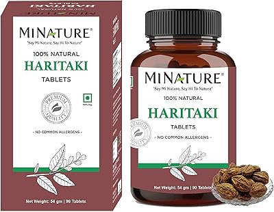 Mi nature Haritaki tablets | 90 tablets | 1000 mg | 45 -day supply | Terminalia Chebula | Vegetarian | turkey.. Shop confidently with DIAYTAR NIGERIA, offering affordable prices and reliable delivery within a week.