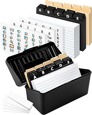 Offlicious 3x5 -off -storage door set - Robust storage box with separators - 100 3x5 lines lines, 25 Manilles intercalaries, 25 plastic intercalaries, 72 easy -to -read labels and 5 box labels.. Nigeria shops with DIAYTAR — wide selection, fast shipping, and great value.