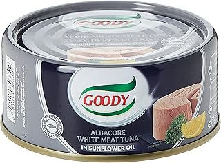 Goody albacore white meat tuna with sunflower oil, 160 grams.. DIAYTAR NIGERIA: Where every shopping need is met with affordable prices and timely delivery.