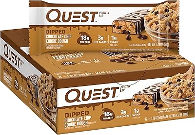 Protein bars with chocolate chips Quest Nutrition, 12 pieces.. DIAYTAR NIGERIA connects you with thousands of products at competitive prices, delivered within a week.