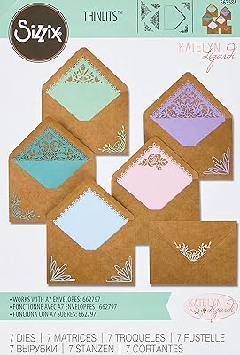 SIZZIX Thinlit model set of envelope A7 7 Pieces Size.. Experience the power of choice with DIAYTAR NIGERIA's extensive catalog delivered within the week.