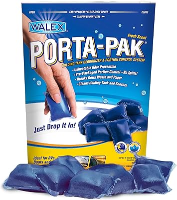 Deodorant for motorhome Walex Black Holding Tank by Porta-Pak, Fresh perfume, 10 deodorant recharges.. One platform, all your needs — DIAYTAR Nigeria delivers quickly.