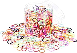 Set of 2000 small rubber hair elastic bands with children's hair braiding box and wedding hairstyle (10 colors).. Your budget-friendly online marketplace, DIAYTAR NIGERIA delivers a world of products in just 5-8 days.