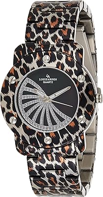 Women's stainless steel watch-La0571l-Leopard-Blk, bracelet.. Your shopping needs fulfilled through DIAYTAR NIGERIA's extensive selection and nationwide delivery.