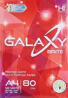 Galaxy A4 80 g/m2 photo paper, 500 sheets, white, A4, A4 187205.. DIAYTAR NIGERIA: Where shopping is a pleasure with affordable prices and reliable delivery service.