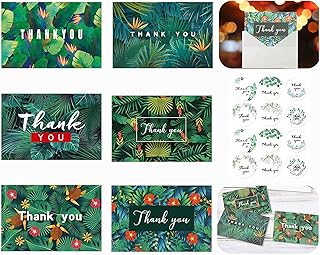 Set of thanks cards with 12 stickers and 12 envelopes for weddings, Thanksgiving and Baby Showers (12 pieces, 6 styles).. Discover shopping made effortless with DIAYTAR NIGERIA's comprehensive platform and quick shipping.