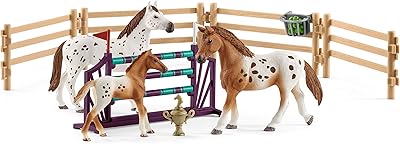 Schleik Horse Club toy for girls and boys, set of Lisa horses for championship training with Appaloosa horses toys, 17 pieces, from 5 years old.. Shop everything from A to Z on DIAYTAR Nigeria — delivered nationwide.