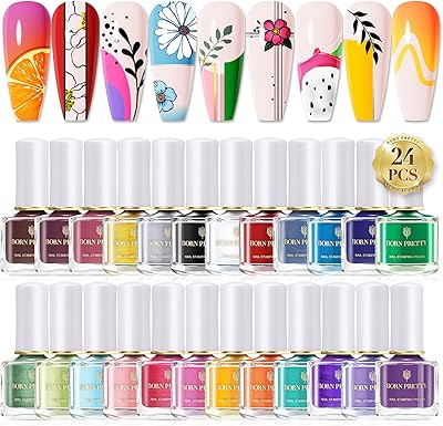 Born Pretty Color nail polish palette - 6 ml set of 25 colors.. DIAYTAR Nigeria: Where affordability meets speed and quality.