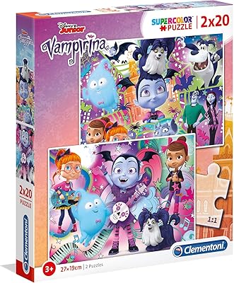 Clementoni 07033 07033 -Jouet de construction Super color vampirina - 2 x 20 pieces, multicolored.. DIAYTAR NIGERIA makes online shopping accessible to all with budget-friendly prices and reliable delivery.