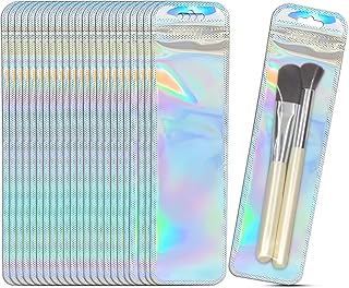 200 closing holographic bags for jewelry storage, lip bright, stickers, eyelashes, candies and snacks, 2.56 x 9.44 (rainbow).. DIAYTAR NIGERIA: Where online shopping becomes effortless with budget-friendly nationwide delivery.